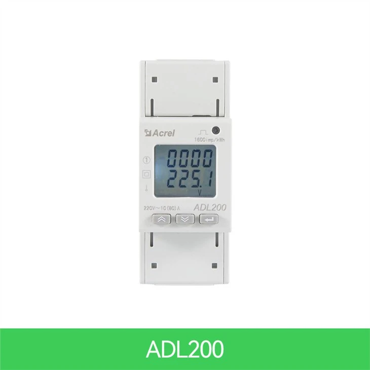 Eenfase DIN-rail kWh-meter